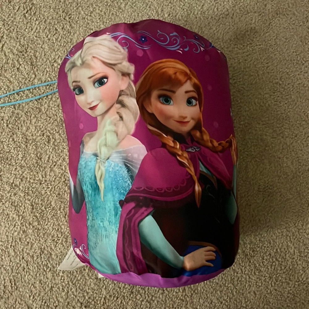 Frozen sleeping bag